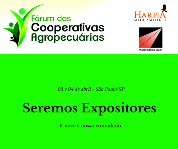 Seremos Expositores_Harpia Meio Ambiente